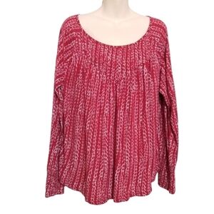 🔵BOGO FREE🔵 Lucky Brand Long Sleeve Top Sz L